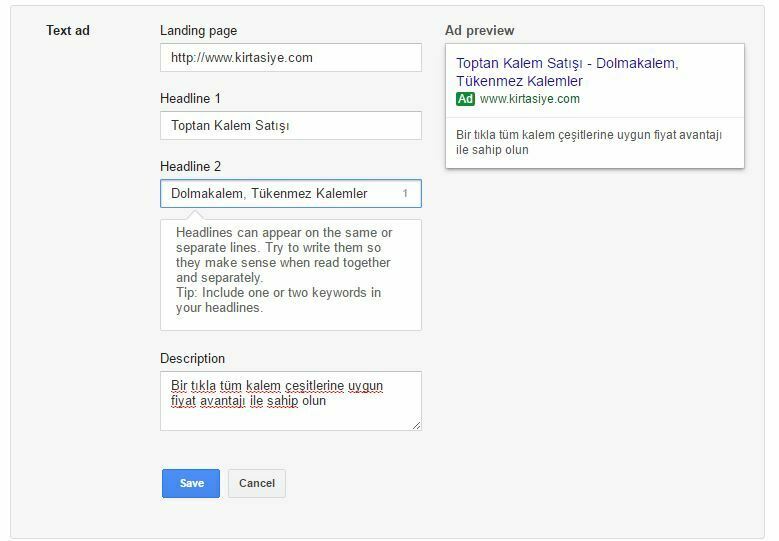 Naim Çetintürk yazdı: Semantik analizle Adwords'te daha yüksek kalite skoru adwords-semantik-reklam-metni