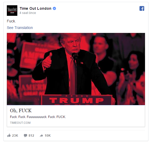 Donald Trump'ın başkanlığının ardından sosyal medyada tepkiler büyüyor... trump3