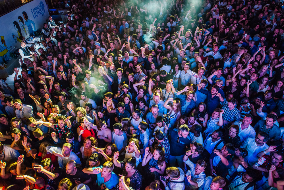 partying