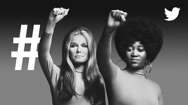 Cannes'da ödül alan en yaratıcı 19 outdoor çalışması twitter-hashtag-gloria-steinem-dorothy-pitman-hughes