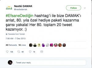 Nestle Damak EfsaneDediğin