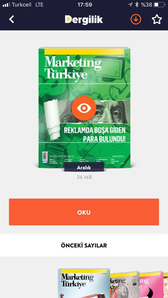 Marketing Türkiye Aralık sayısıyla Turkcell’in Dergilik uygulamasında… marketing türkiye dergilik uygulaması