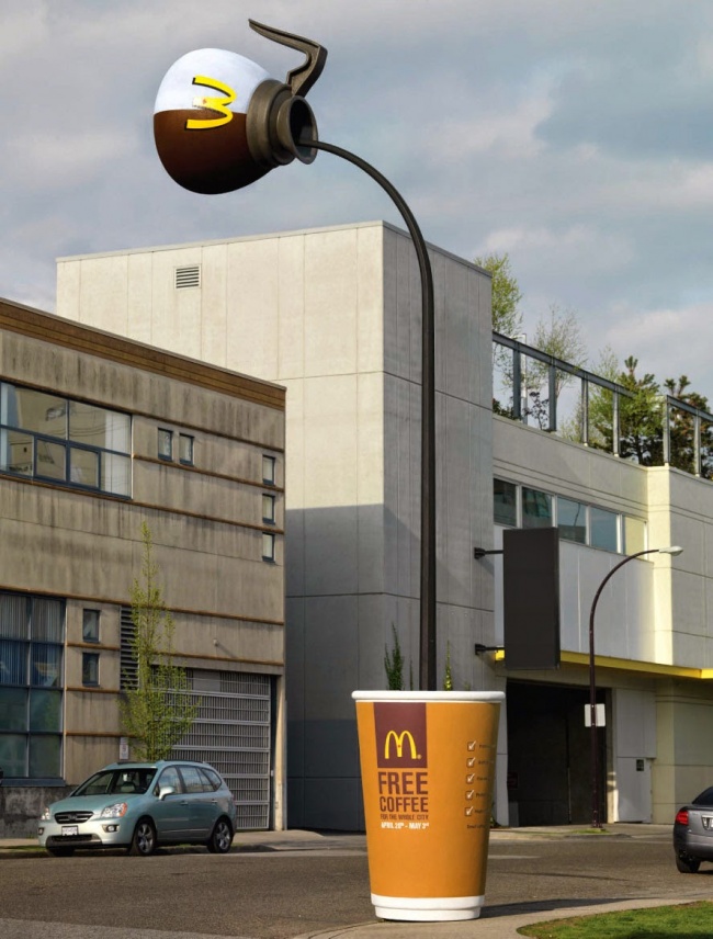 Sıra dışı 17 açıkhava reklamı mcdonald'S