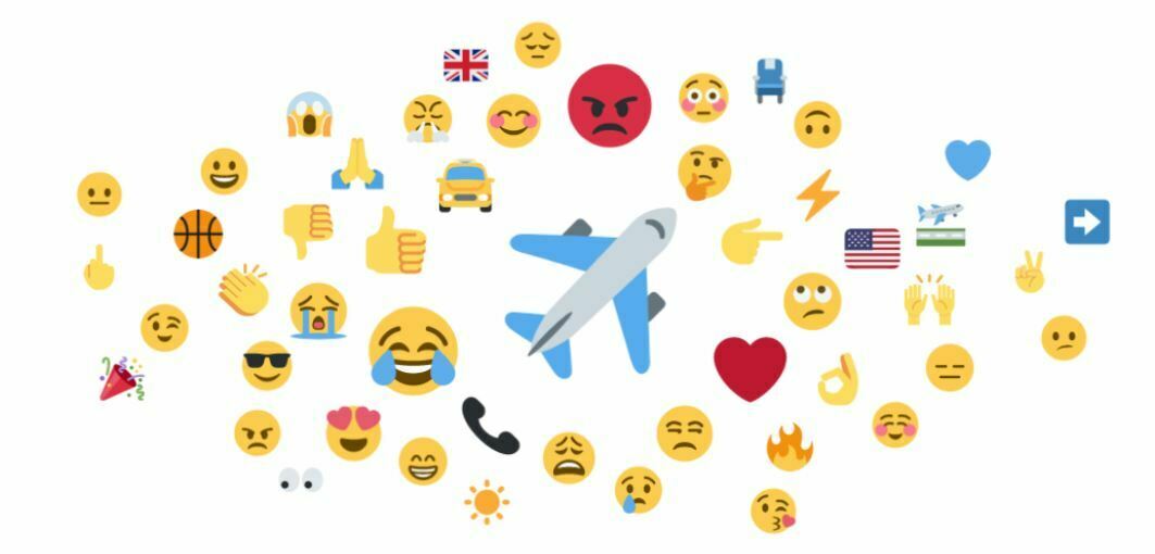 Emoji raporu: Dijital pazarlamada emoji kullanımı havayolu-emoji