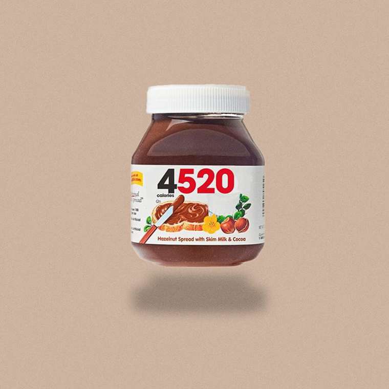 Marka logolarını içerdikleri kalorilerle değiştiren tasarımlar Caloriebrands-2