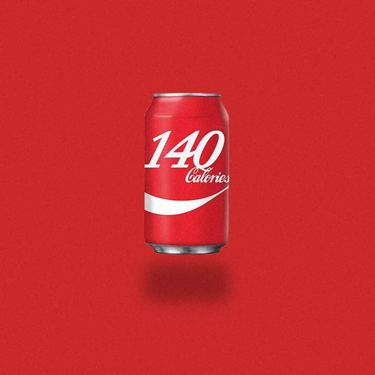 Marka logolarını içerdikleri kalorilerle değiştiren tasarımlar Caloriebrands-7