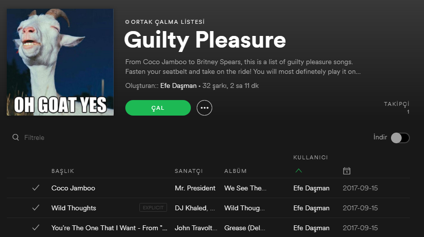 Spotify'da bahar temizliği nasıl yapılır? Daha organize bir Spotify için ipuçları... guilty pleasure