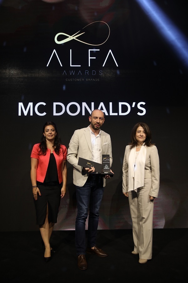 A.L.F.A. Awards Yılın “Customer Brand”lerini seçti mc donalds