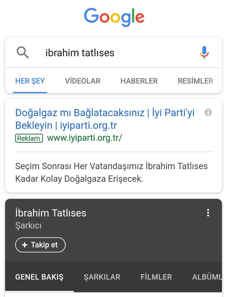 İYİ Parti'den dikkat çekici Google reklamları De3h11IWkAEILvt