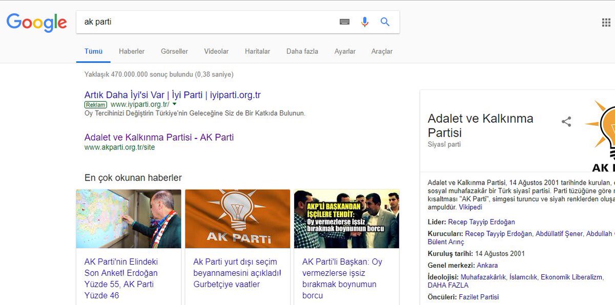 İYİ Parti'den dikkat çekici Google reklamları De3q3dIWsAATAuo