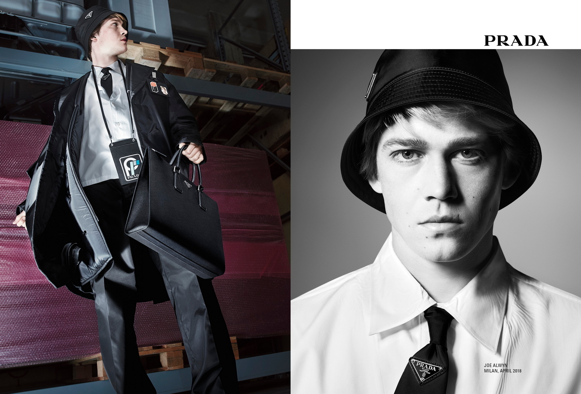 Prada'dan Fall/Winter 2018 Menswear reklam kampanyası Prada Uomo FW18 Advertising Campaign_02