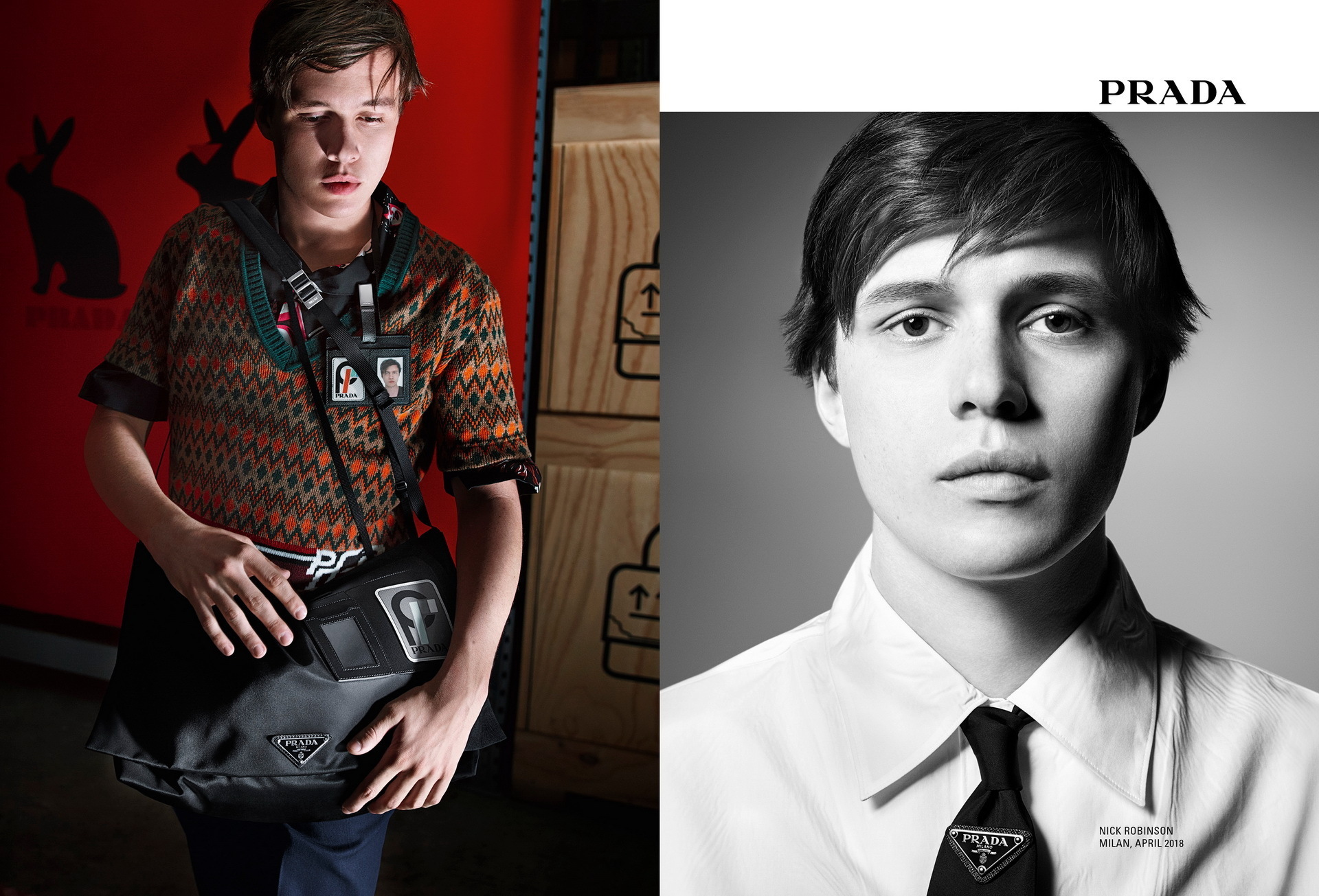 Prada'dan Fall/Winter 2018 Menswear reklam kampanyası Prada Uomo FW18 Advertising Campaign_04
