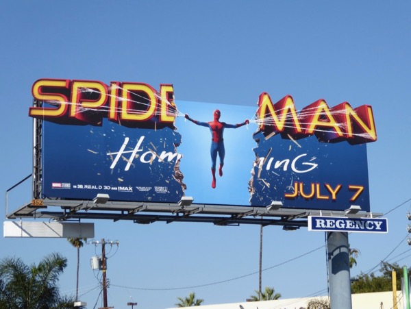 Spider-man Homecoming extension billboard