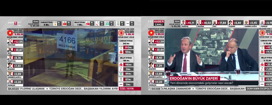 Seçim ekranlarında gecenin kazananları ve kaybedenleri trthaber