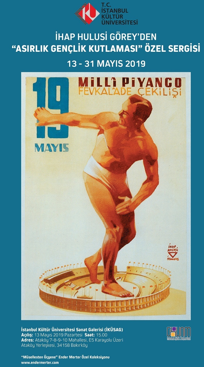 Türk afiş ve grafik sanatının öncüsü İhap Hulusi Görey özel sergisi