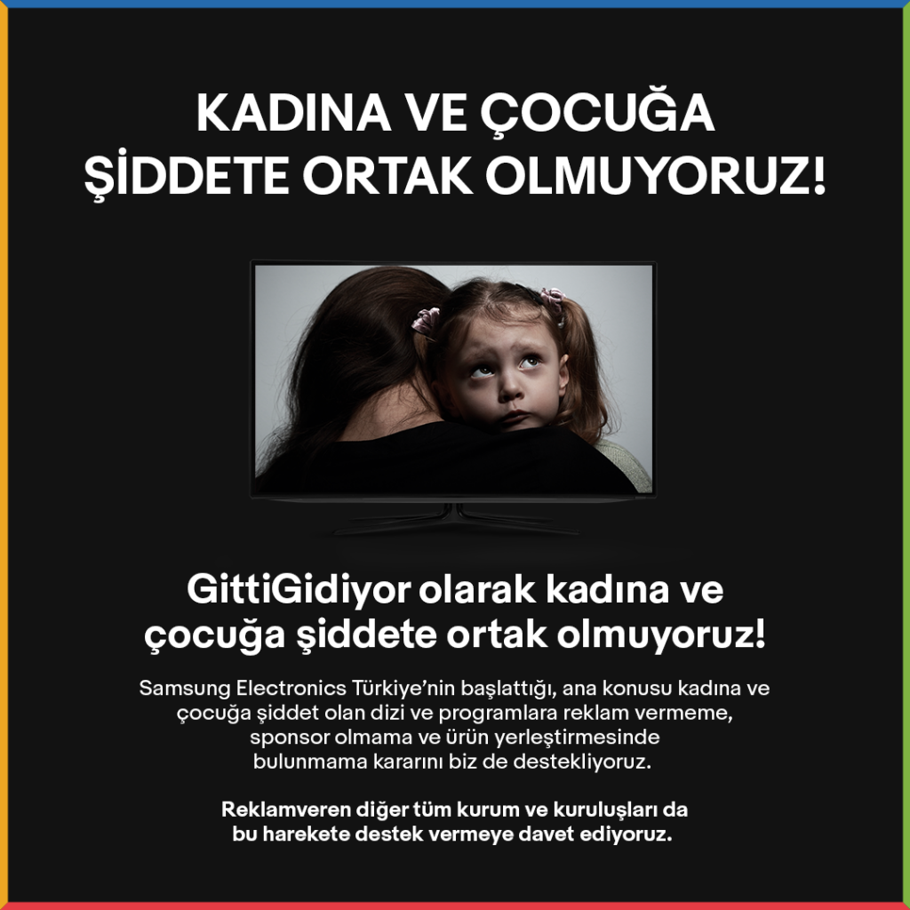 GittiGidiyor da kadına ve çocuğa şiddete "hayır" dedi GittiGidiyor da kadına ve çocuğa şiddete "hayır" dedi