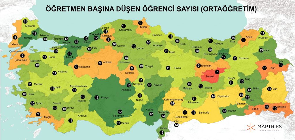 Türkiye'nin eğitim haritası açıklandı Türkiye'nin eğitim haritası açıklandı