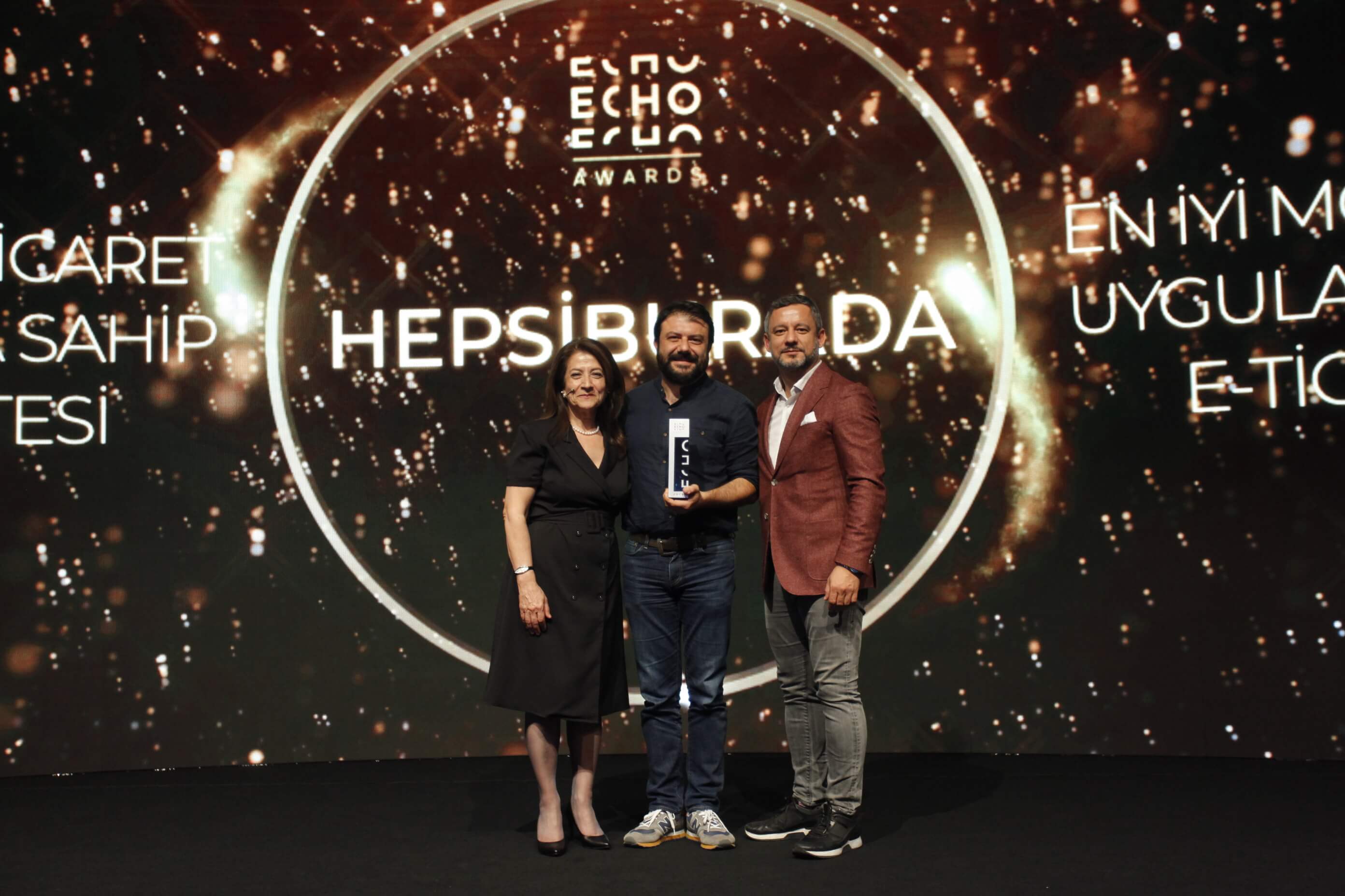 Türkiye'nin en büyük e-ticaret zirvesi ECHO Summit'te sektörün en iyileri ödüllerine kavuştu