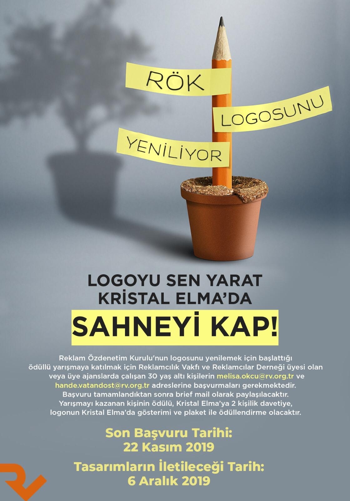 RÖK logosunu yarat, Kristal Elma’da sahneyi kap!