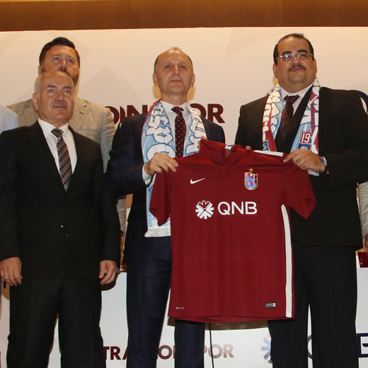 QNB ve Trabzonspor arasında sponsorluk anlaşması imzalandı QNB ve Trabzonspor arasında sponsorluk anlaşması imzalandı