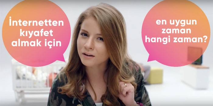 Hepsiburada.com'un yeni reklam filminde Ecem Uzun rol aldı