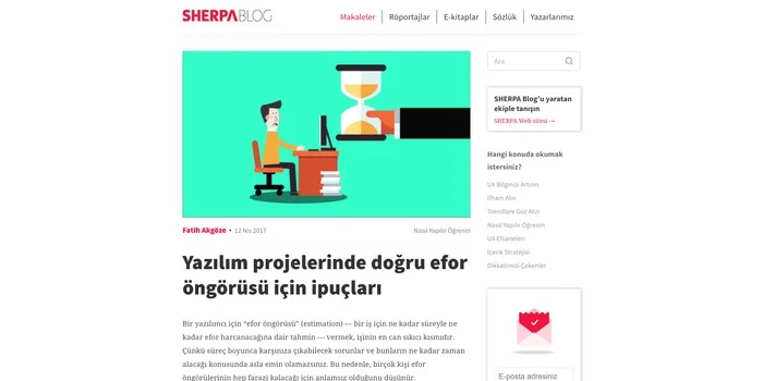 SHERPA Blog neyi hedefliyor? SHERPA Blog neyi hedefliyor?