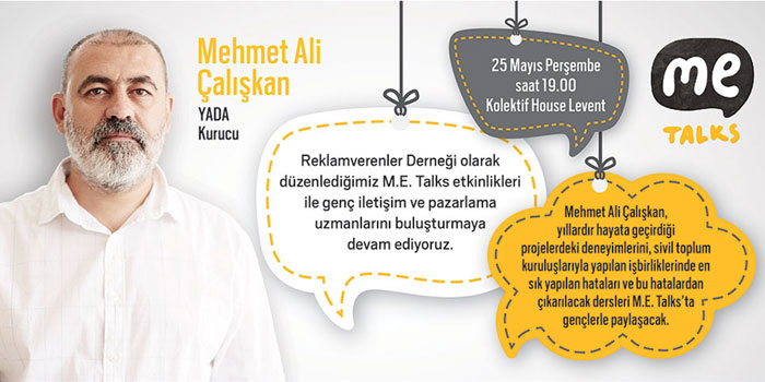 M.E. Talks bu ay “sivil toplum”u konuşuyor M.E. Talks bu ay “sivil toplum”u konuşuyor
