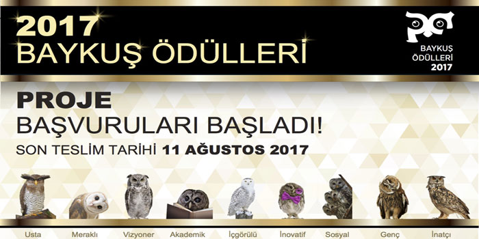 2017 Baykuş Ödülleri Başvuruları Başladı! 2017 Baykuş Ödülleri Başvuruları Başladı!