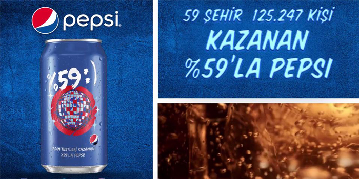 Pepsi tadım testlerinin kampanya filmini yayınladı