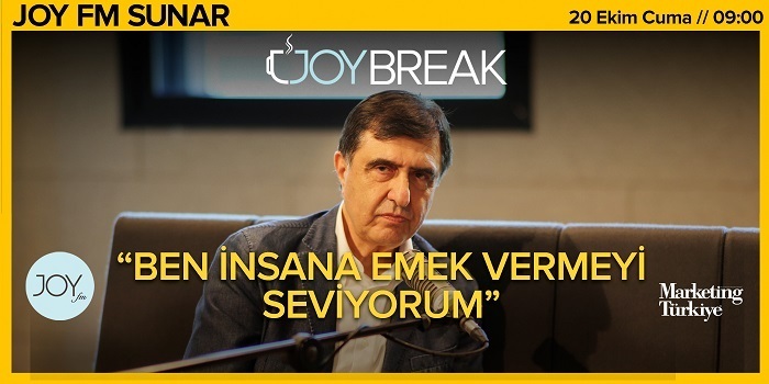 Joy Break’te Günseli Özen’in bu haftaki konuğu Reklamverenler Derneği Başkanı Ahmet Pura Joy Break’te Günseli Özen’in bu haftaki konuğu Reklamverenler Derneği Başkanı Ahmet Pura