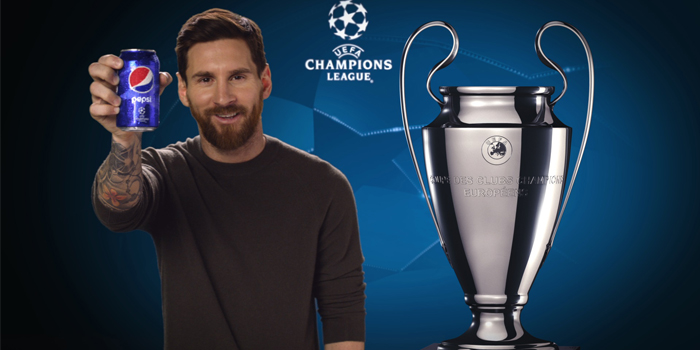 Pepsi UEFA Şampiyonlar Ligi ortaklığını uzattığını açıkladı Pepsi UEFA Şampiyonlar Ligi ortaklığını uzattığını açıkladı
