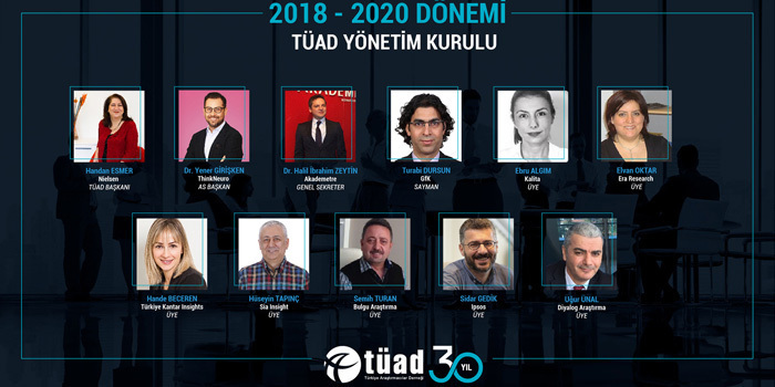 Türkiye Araştırmacılar Derneği’nin yeni Yönetim Kurulu belli oldu Türkiye Araştırmacılar Derneği’nin yeni Yönetim Kurulu belli oldu