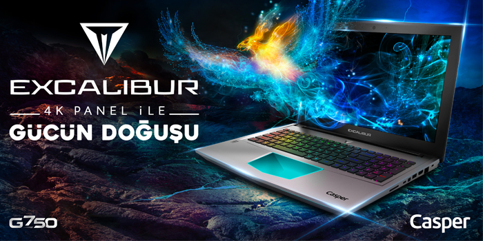 Excalibur G750 ile gücün doğuşu Excalibur G750 ile gücün doğuşu