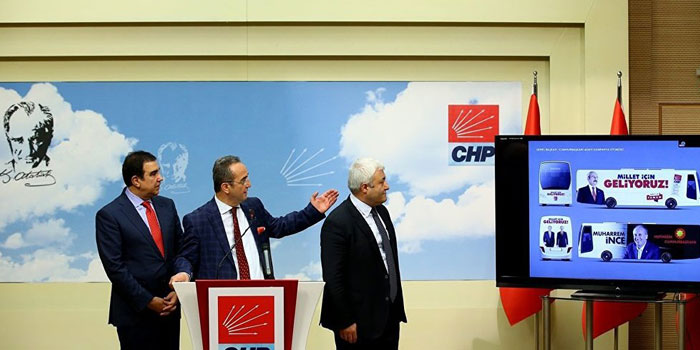 CHP seçim sloganlarını açıkladı CHP seçim sloganlarını açıkladı