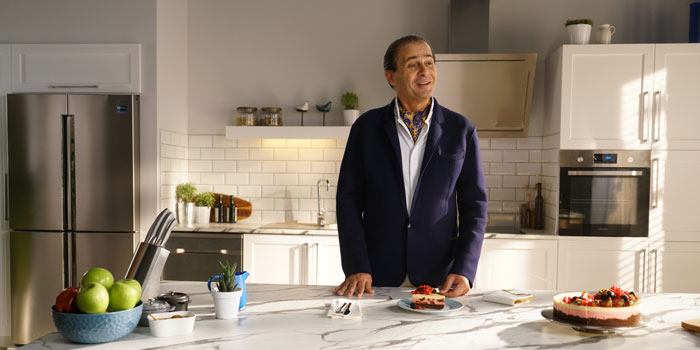 Ayhan Sicimoğlu Samsung için mutfakta Ayhan Sicimoğlu Samsung için mutfakta