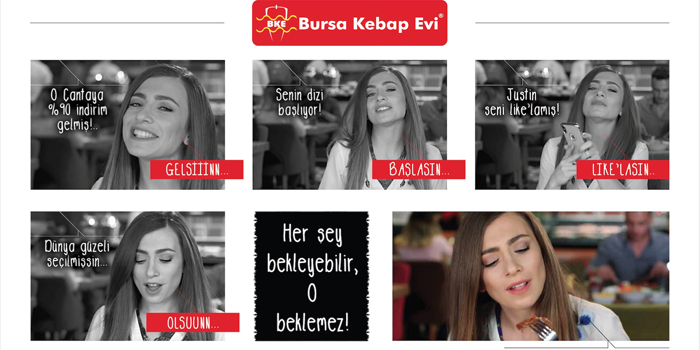 Bursa Kebap Evi yeni reklam filminde “Bitirmeden Asla” diyor Bursa Kebap Evi yeni reklam filminde “Bitirmeden Asla” diyor