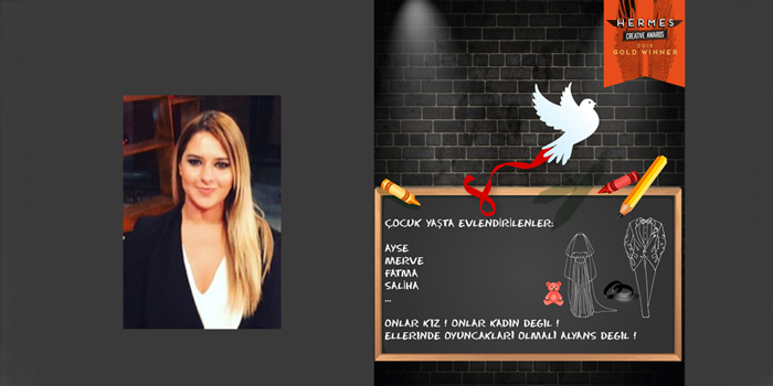Alara Demirağ, Hermes Creative Awards’ta altın ödülünü kazandı Alara Demirağ, Hermes Creative Awards’ta altın ödülünü kazandı