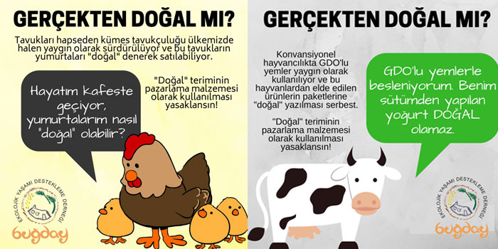 “Doğal teriminin pazarlama malzemesi olarak kullanılması yasaklansın” “Doğal teriminin pazarlama malzemesi olarak kullanılması yasaklansın”