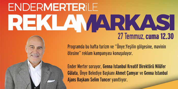 Ender Merter ile Reklamarkası’nın bu haftaki konukları: Nilüfer Gülata, Ahmet Çamyar ve Selim Tuncer Ender Merter ile Reklamarkası’nın bu haftaki konukları: Nilüfer Gülata, Ahmet Çamyar ve Selim Tuncer
