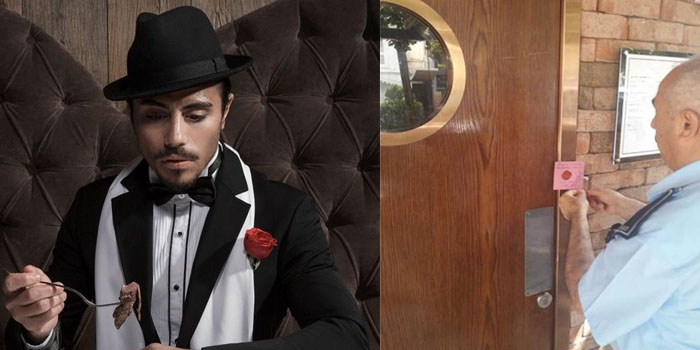 Nusr-et Steakhouse'a zabıta mührü Nusr-et Steakhouse'a zabıta mührü