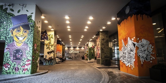 Graffiti sanatının yaratıcı dünyası Fairmont duvarlarında Graffiti sanatının yaratıcı dünyası Fairmont duvarlarında