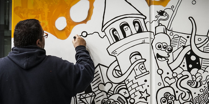 Graffiti Sanatı, Fairmont’ta Graffiti Sanatı, Fairmont’ta