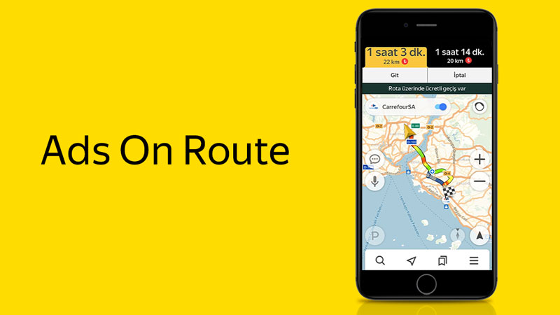 Yandex Navigasyon ve CarrefourSA'dan Türkiye'de bir ilk