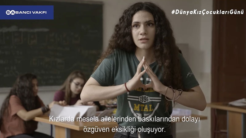 Sabancı Vakfı’ndan Dünya Kız Çocukları Günü’ne özel video Sabancı Vakfı’ndan Dünya Kız Çocukları Günü’ne özel video