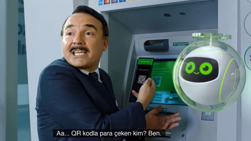 Garanti BBVA’dan QR Kod uygulamasına özel reklam filmi