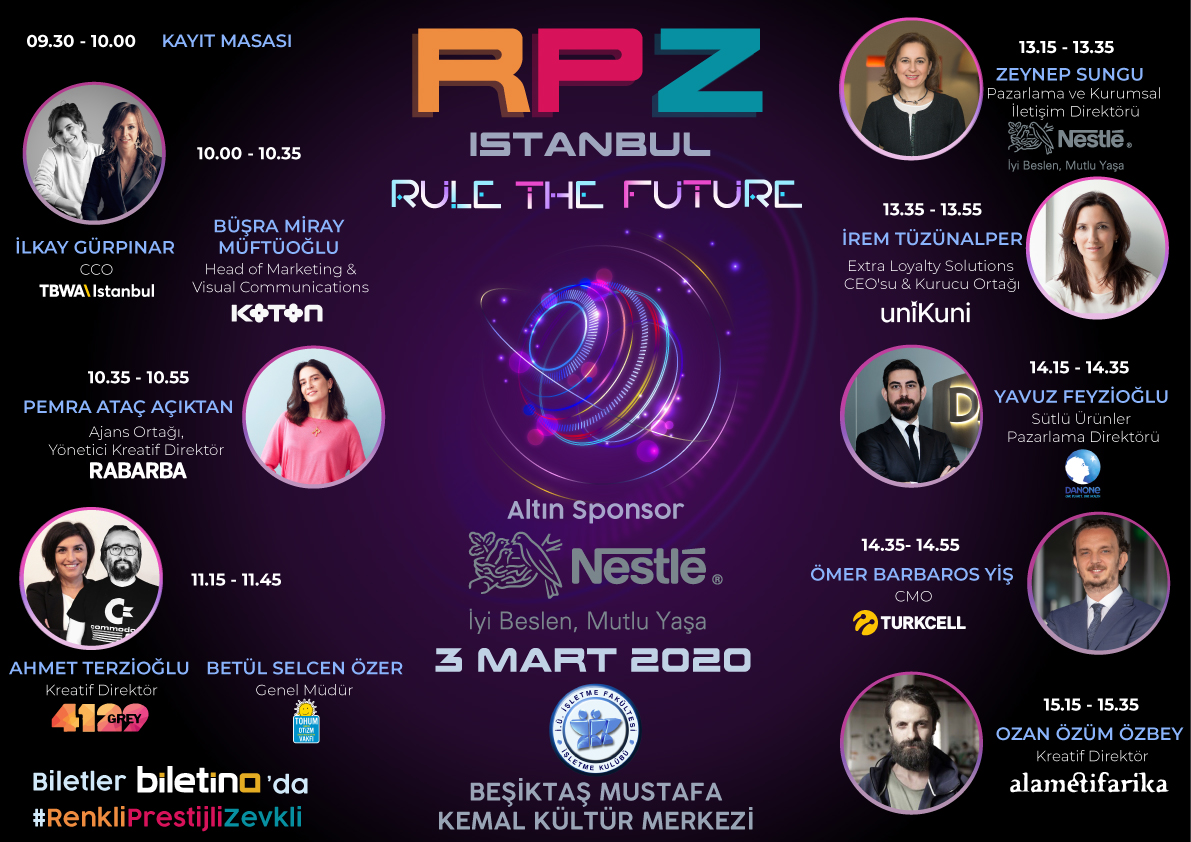 RPZ "Rule the Future" sloganıyla katılımcılarını bekliyor RPZ "Rule the Future" sloganıyla katılımcılarını bekliyor