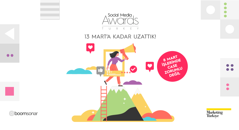 Social Media Awards Turkey başvuruları son kez uzatıldı! Social Media Awards Turkey başvuruları son kez uzatıldı!
