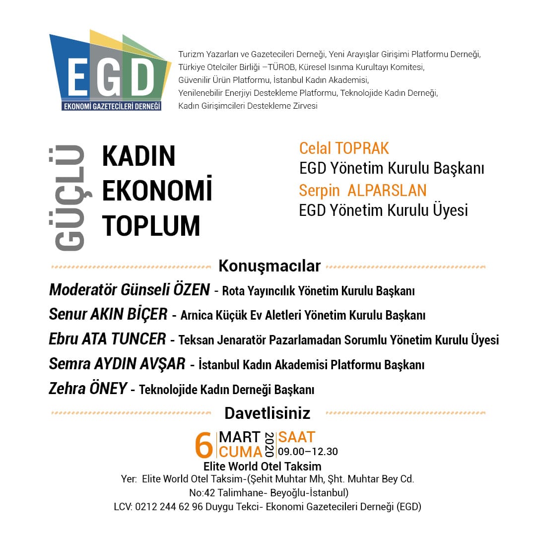 “Güçlü Kadın- Güçlü Ekonomi- Güçlü Toplum”