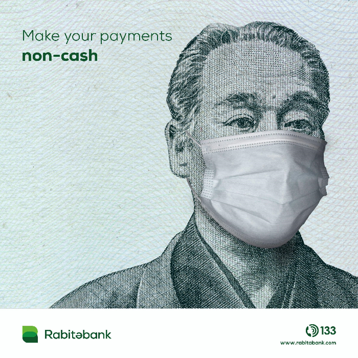 Rabitabank, ödemelerinizde nakit kullanmayın diyor Rabitabank, ödemelerinizde nakit kullanmayın diyor