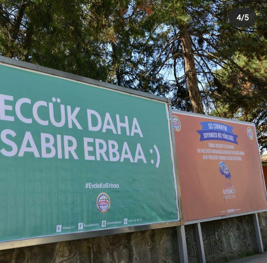 Belediyelerden koronavirüs uyarıları: "Evden bi'yere ırganman", "Eccük daha sabır"